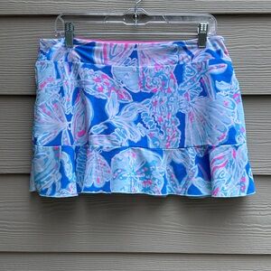 Lilly Pulitzer Women's Luxletic Skort Skirt Size L Tennis Golf Pickleball B5